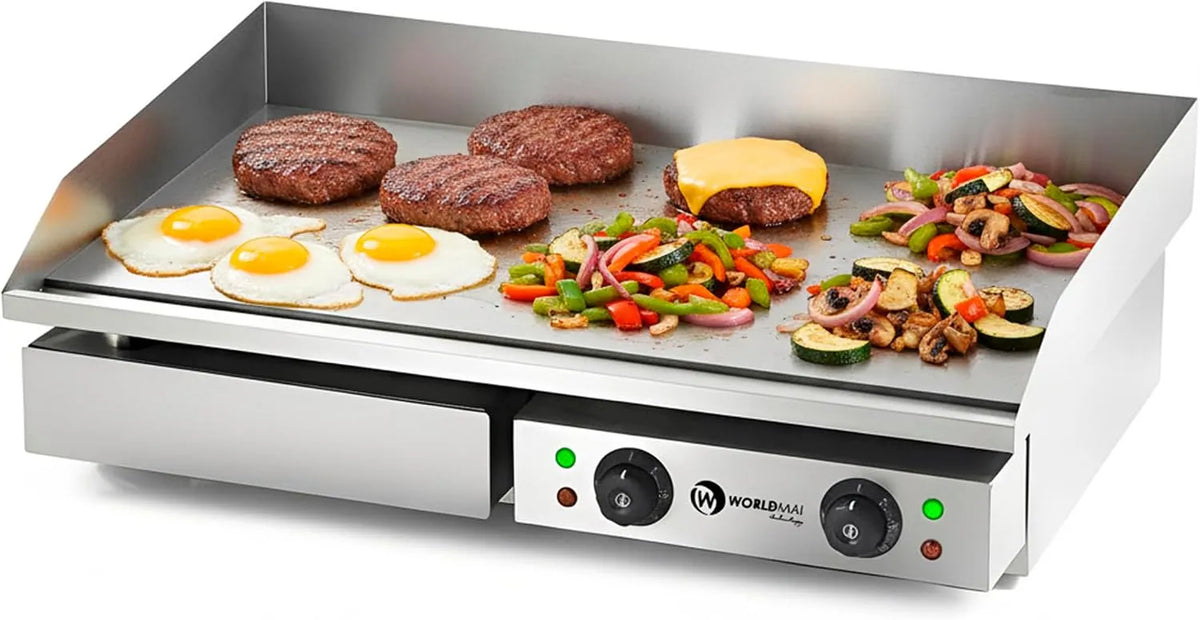 Grill WORLDMAI 73, Industrielle Elektrogrillplatte cm, Breite 73 cm, MBH