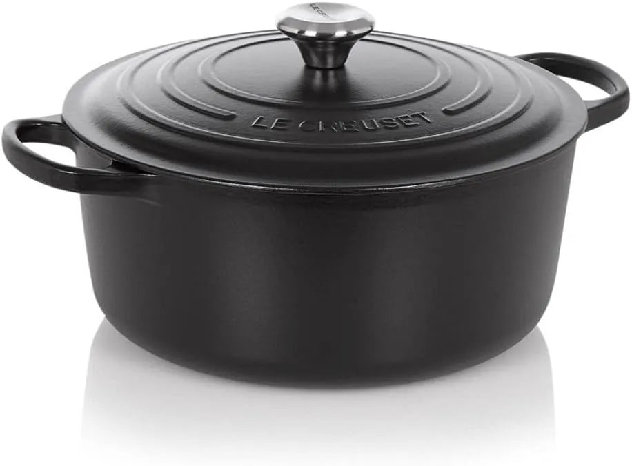 Signature Gusseisen-Bräter mit Deckel 21177280000430 Le Creuset, Ø 28 cm, Volumen: 6,7 l, Gewicht 6,125 kg, Rund, in Schwarz