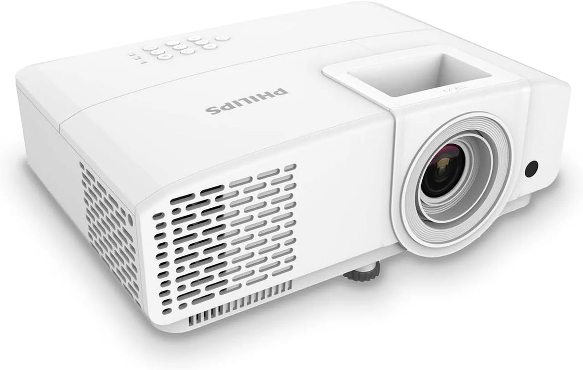 Philips 4000, 1920 x 1080 Pixel, DLP, erweiterte Bildkorrektur, Lumen: ANSI, Propix 850, professioneller Beamer, interne Lautsprecher mit 2 Watt, Weiß