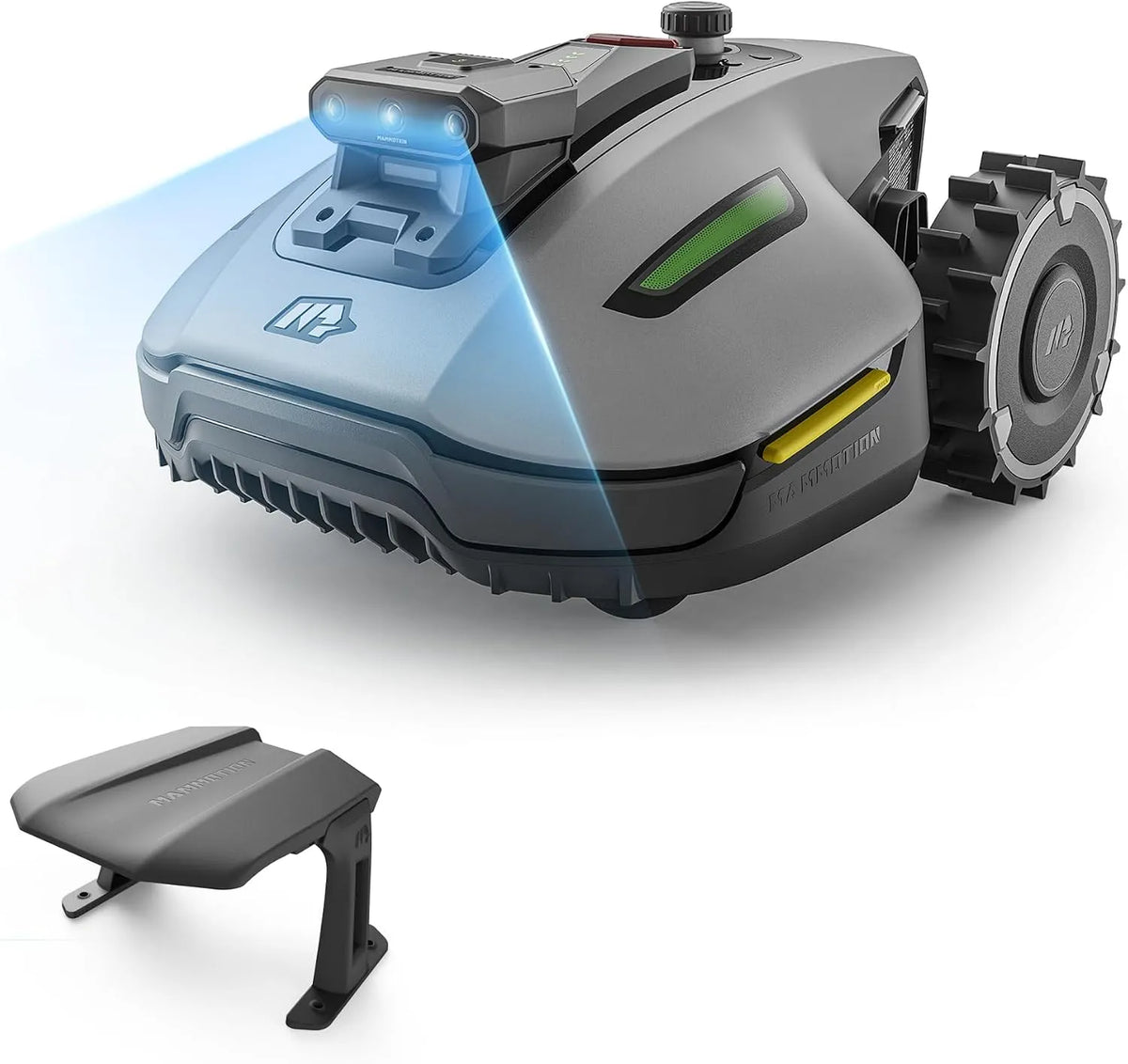 Modell mini 2 ähroboter ohne Begrenzungskabel mit Garage 4.5Ah-Akku MAMMOTION YUKA, Empf. 500 m², Kein RTK, KI TrueVision-Navigation, DropMow