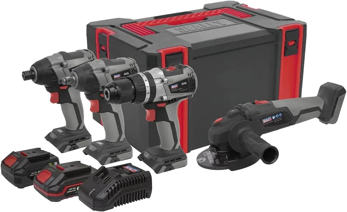 Combo 4 x Brushless Tool, 2 Batteries, Spannung 20V