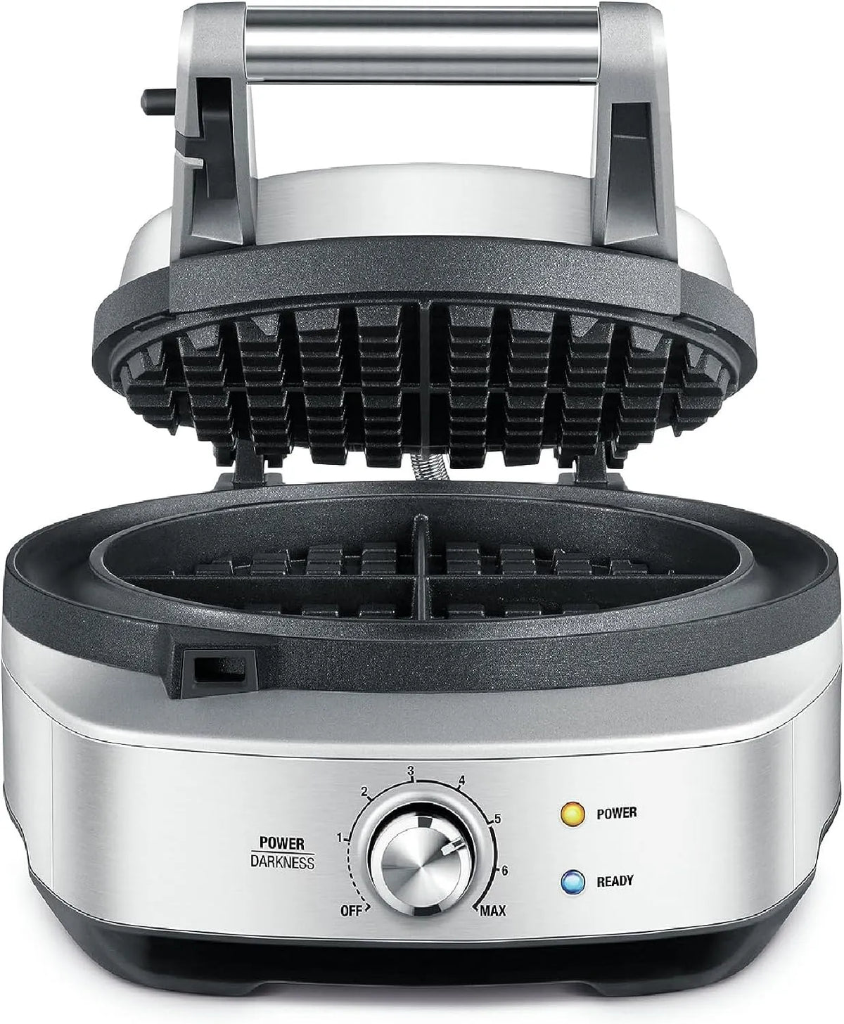 Sage, 900 W Leistung und Einfache Reinigung, 7 Bräunungseinstellungen und Teig-Auffangrinne, The No-Mess Waffle, Gebürsteter Edelstahl