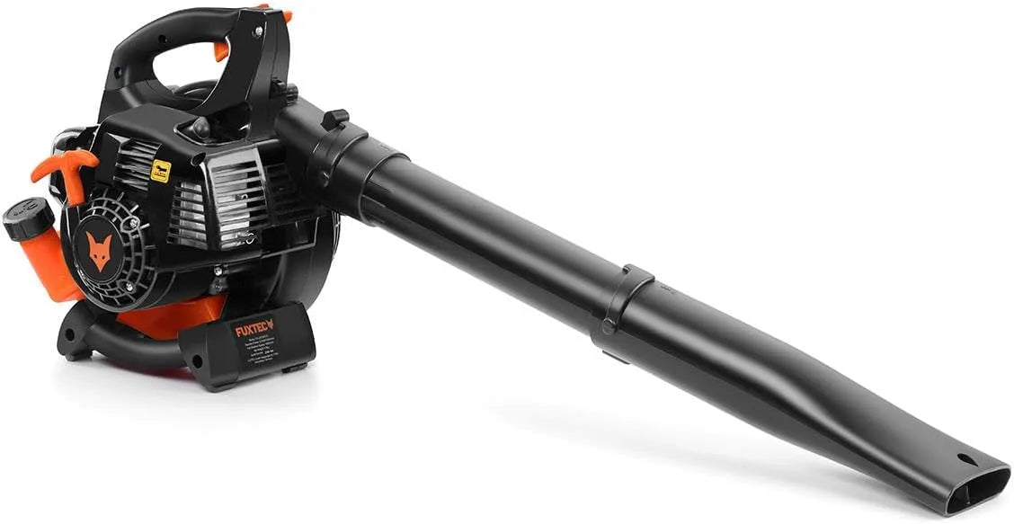 Fuxtec Laubbläser FX-LB126ECO 60m/s, mit kraftvollem und sparsamen 2-Takt Motor, 1PS, 0,7kW Leistung, Fassungsvermögen 450ml, nur 4,5Kg Gewicht