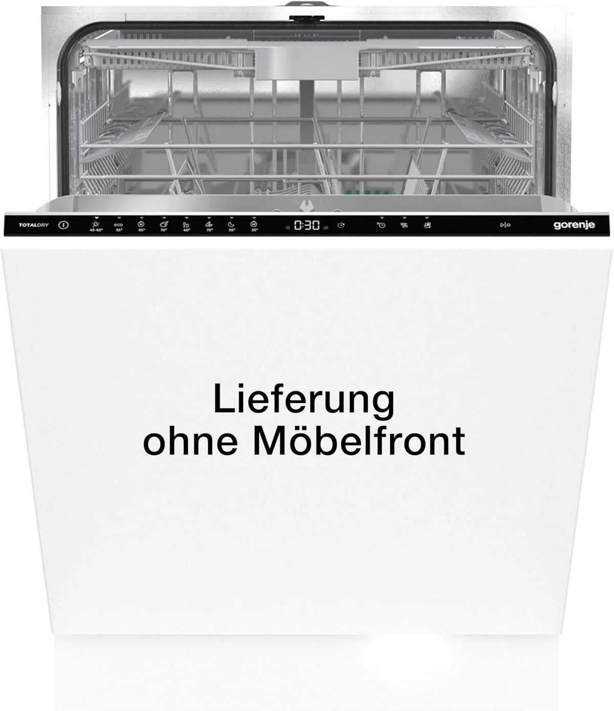 Gorenje Geschirrspüler GV 663 C60, 60 cm Spülmaschine, 3 in 1 Funktion, 16 Maßgedecke, 3 Körbe, 8 Betriebsprogramme, Vollintegrierbarer, Speed Wash