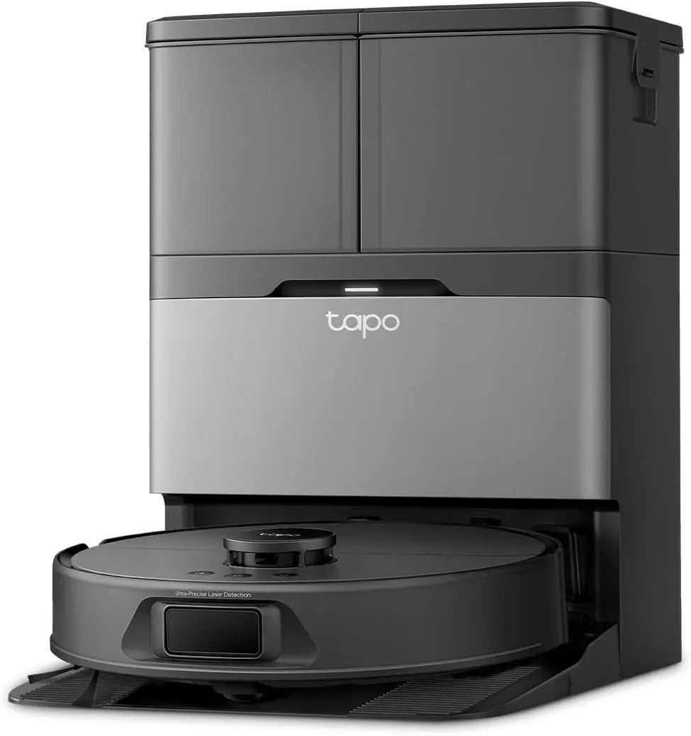 Staubsauger RV50, Ultra-leistungsstark 15.000 Pa, Waschen mit warmem Wasser 60 °C & Warmlufttrocknung, Tapo Staubsaugerroboter, Pro Omni, Teppiche