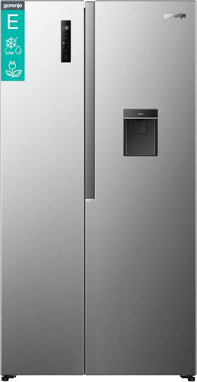 Gorenje Kühl-Gefrierkombination NRS917E41XWD, Fassungsvermögen 541L, Multiflow 360°, in freistehender Ausführung, Wasserspender, SuperCool, BxHxT