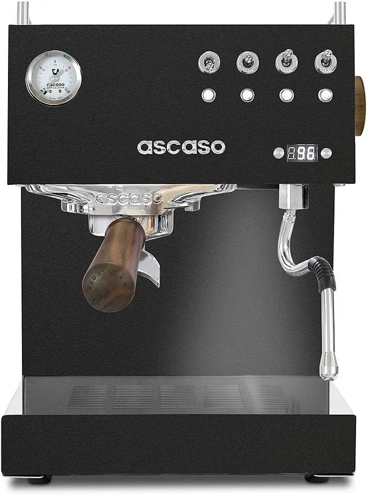Espresso-Siebträgermaschine, Ascaso Steel UNO PID in Schwarz