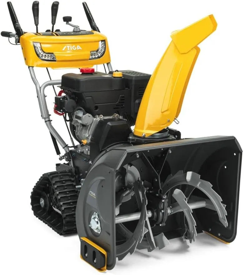 Stiga Schneefräse ST 5266 P, 302 CCM Benzinmotor, Raupenantrieb, LED-Licht, 66 cm Räumbreite, TRAC zweistufige, Griffheizung