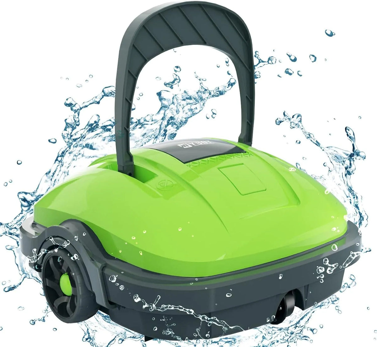 Poolroboter WYBOT, Einbauschwimmbecken bis 50m² Grün, Poolsauger Akku mit Dual-Motor, Selbstparken, Starke Saugkraft