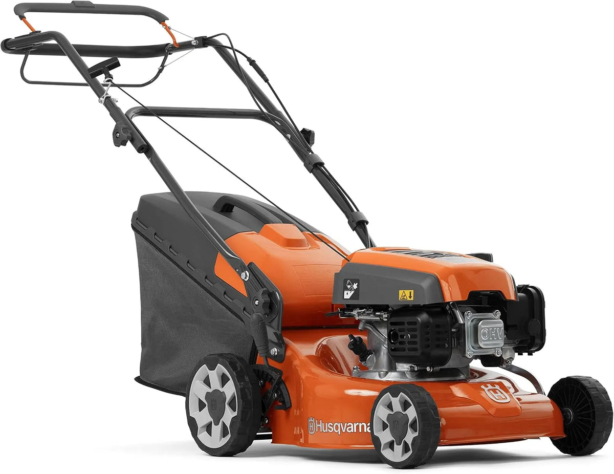 Husqvarna Rasenmäher 140SP, 40 cm Schnittbreite, Radantrieb, Ergonomischer & klappbarer Holm, zentrale Höhenverstellung, Leistung 1,95 kW Motor