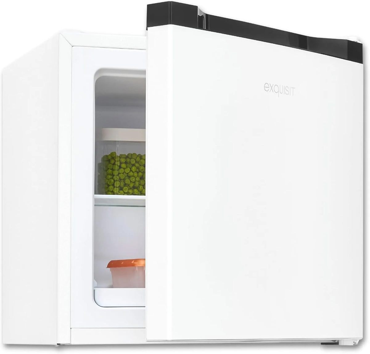 Exquisit Gefrierschrank 4-Sterne-Gefrierfach GB540-050C, Mini, Tiefkühlschrank, weiss, Fassungsvermögen 31 Liter, Energieklasse C, klein und kompakt