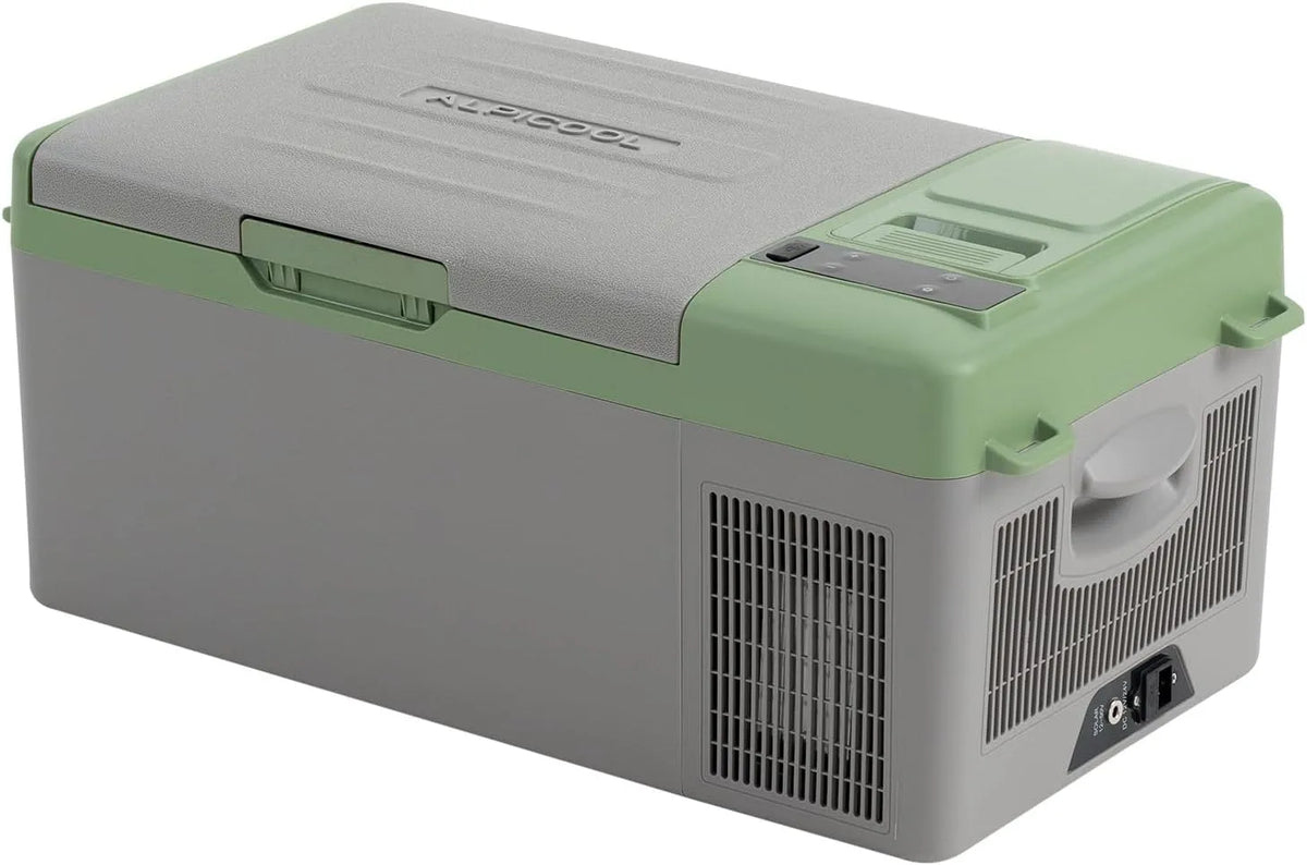 Kompressor Y15E, 20℃-20℃, Boot, Wiederaufladbar, Alpicool 15L Kühlbox 12v Mini Kühlschrank Elektrische Camping-Gefrierbox Klein tragbar für Auto, Lkw