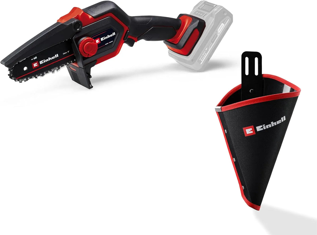 Einhell Akku-Astkettensäge GE-PS 18, Spannung 18 V, Brushless, Kettenwechsel, ohne Akku, Akku-Astkettensäge /15 Li Holster Kit Power X-Change