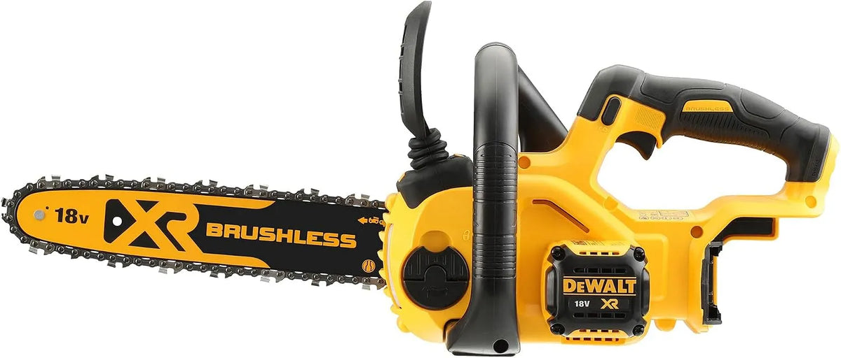 DeWalt Akku-Kettensäge DEWALT 18 DCM565N-XJ, Spannung 18 Volt, 30 cm Schwert, Modell 18, bürstenloser Motor, werkzeuglose Kettenspannung, Kettenbremse