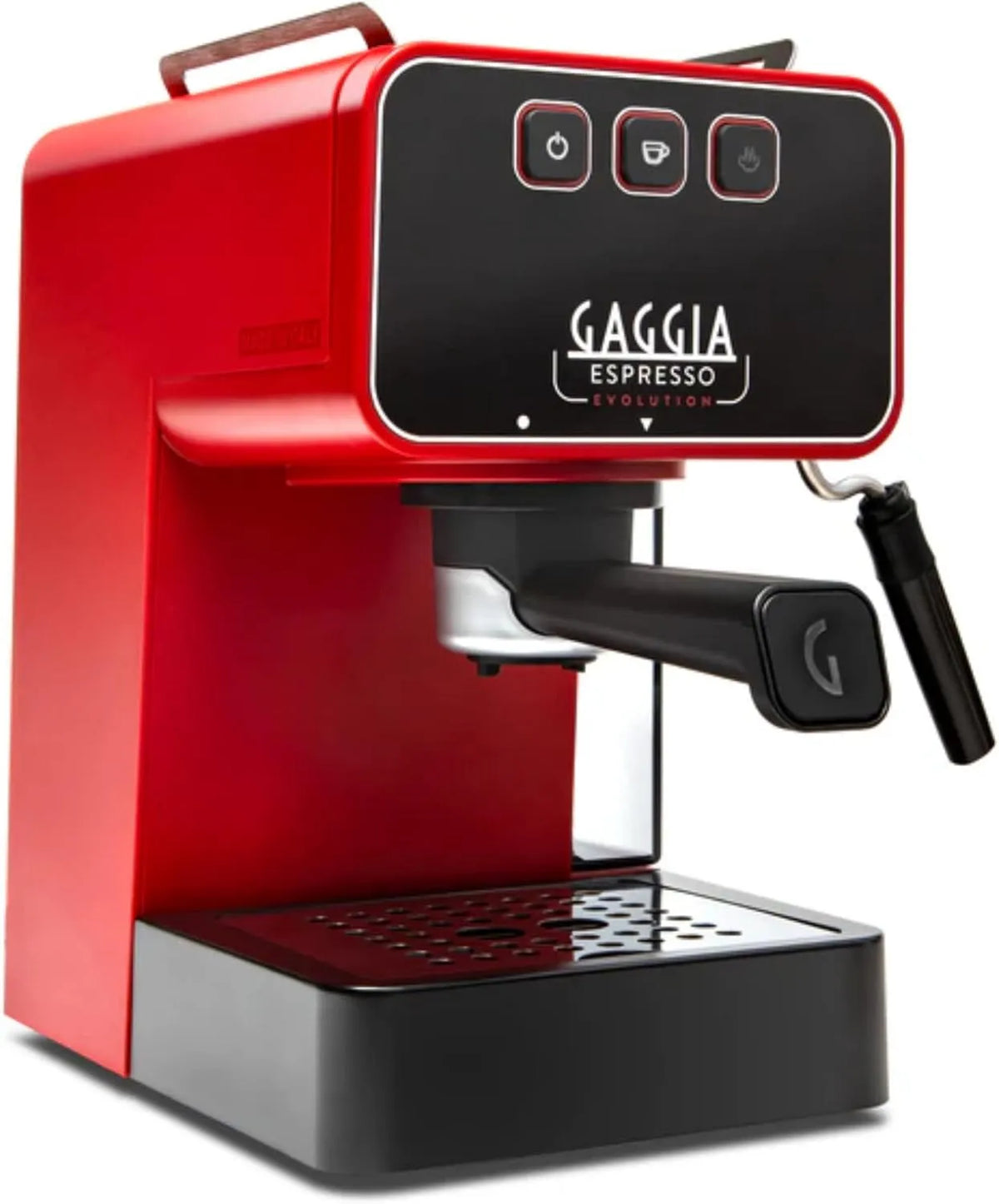 Gaggia Kaffeemaschine, Siebträger 53 mm, Espressomaschine mit Pumpe, Espresso Evolution Red, PID Kesseltemperaturregler, Made in Italy, Amerikanisch