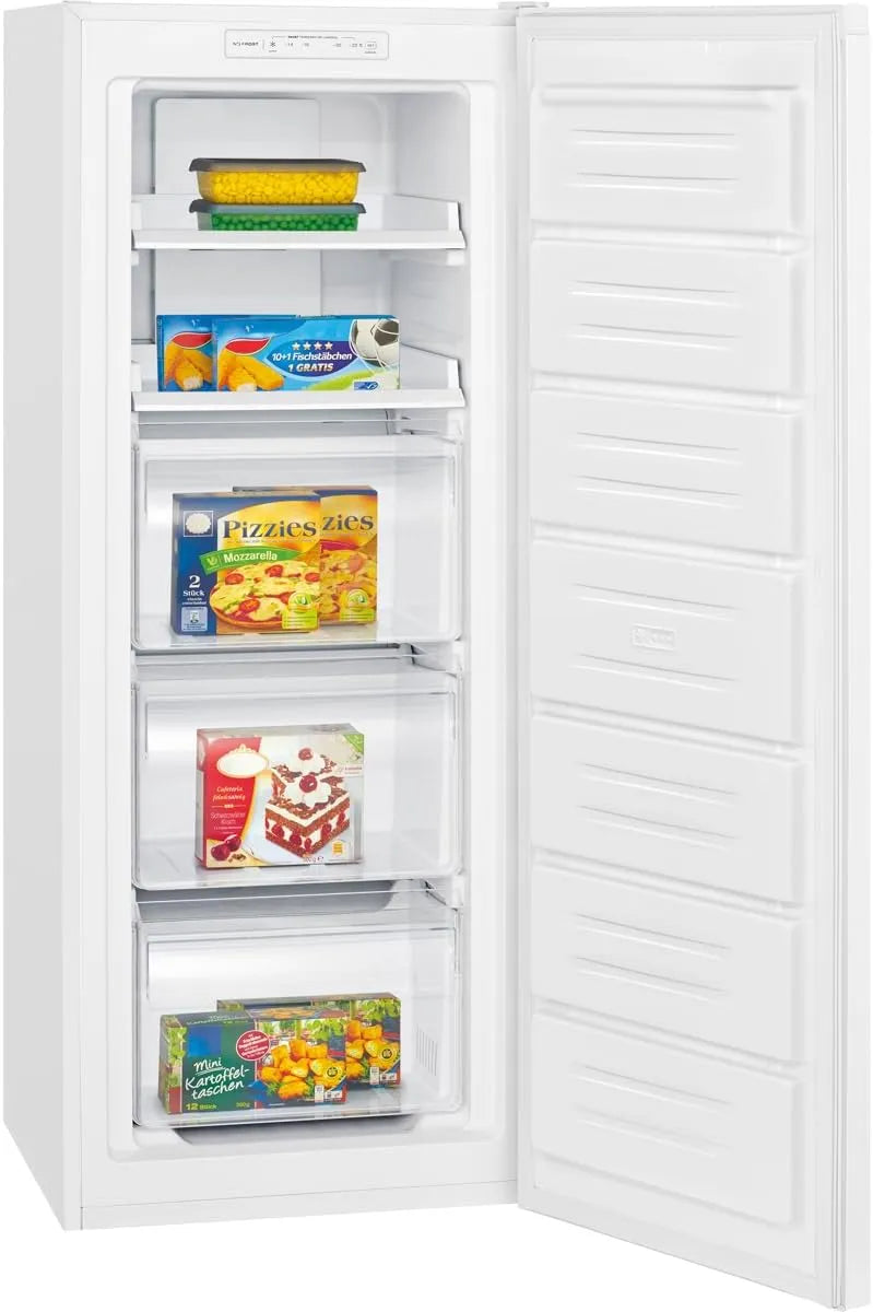 Bomann Gefrierschrank GS 7362, Nofrost, Total No Frost, MultiAirflow-System, Schnellgefrierfunktion, Fassungsvermögen 161L, nie wieder abtauen, weiß