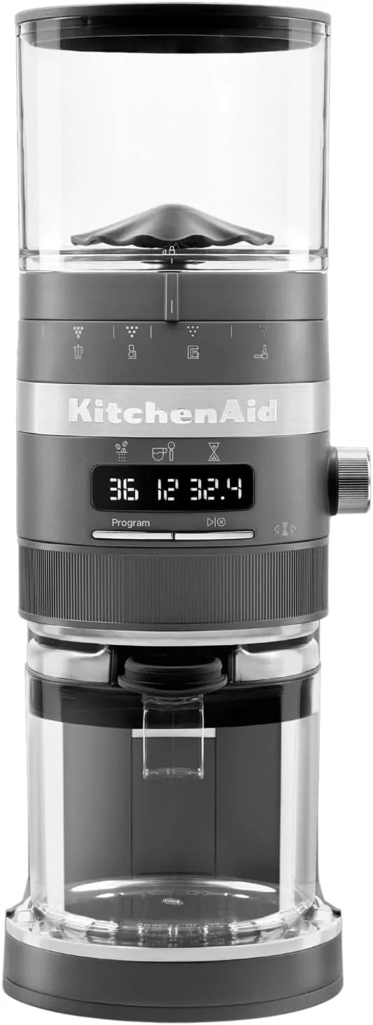 Kaffeemühle 5KCG8433 Kitchen Aid, von French Press bis Espresso 5KCG8433EMS, Modell 5KCG8433EMS, ARTISAN, Medaillon silber