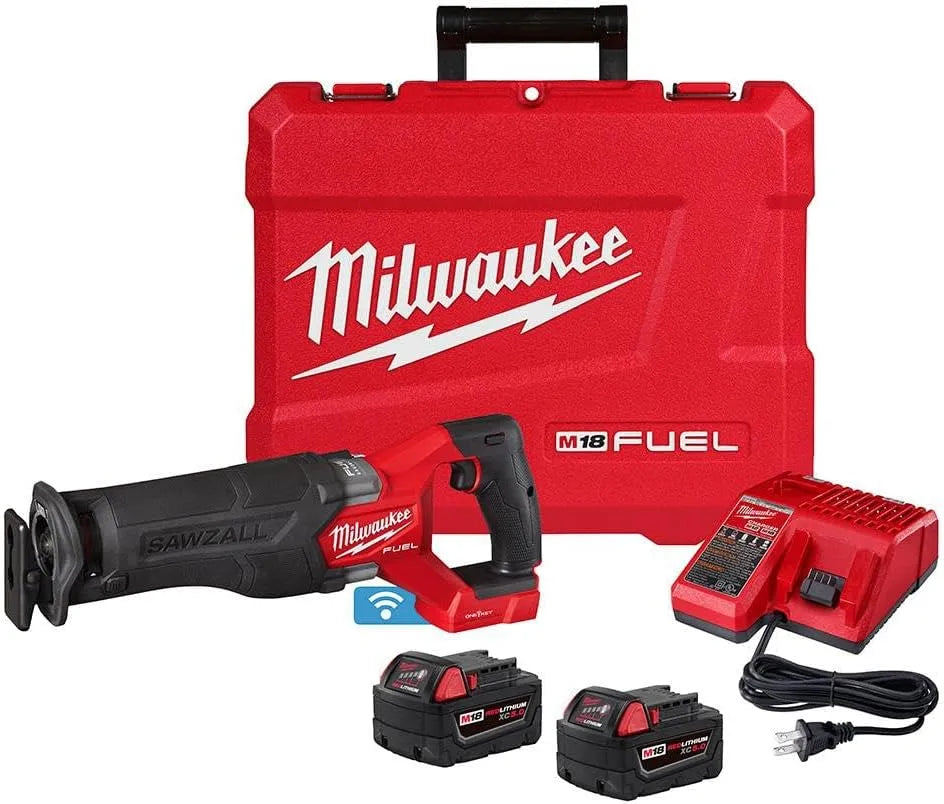 Milwaukee Modell, 2 Batterien M18, Elektrisch, Kraftstoff-Säge-Säge, mit einem Schlüssel