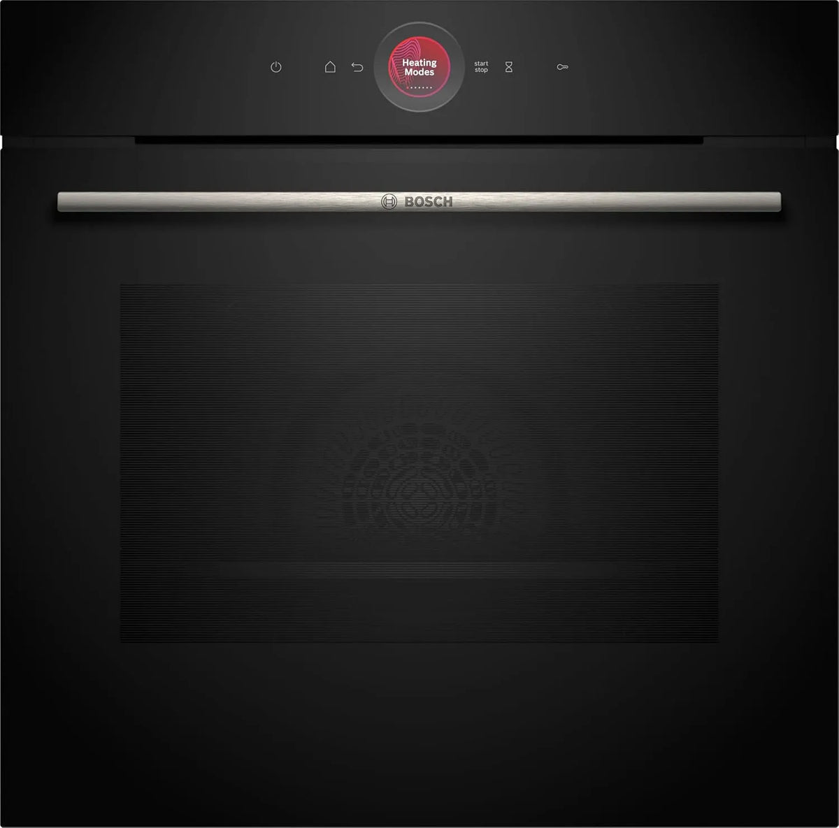 Bosch Backofen HBG7341B1, Serie 8 Smarter Einbau, Maße 60 x 60 cm, 3D Heißluft, Made in Germany, Schmutzabweisend & Selbstreinigend, Air Fry