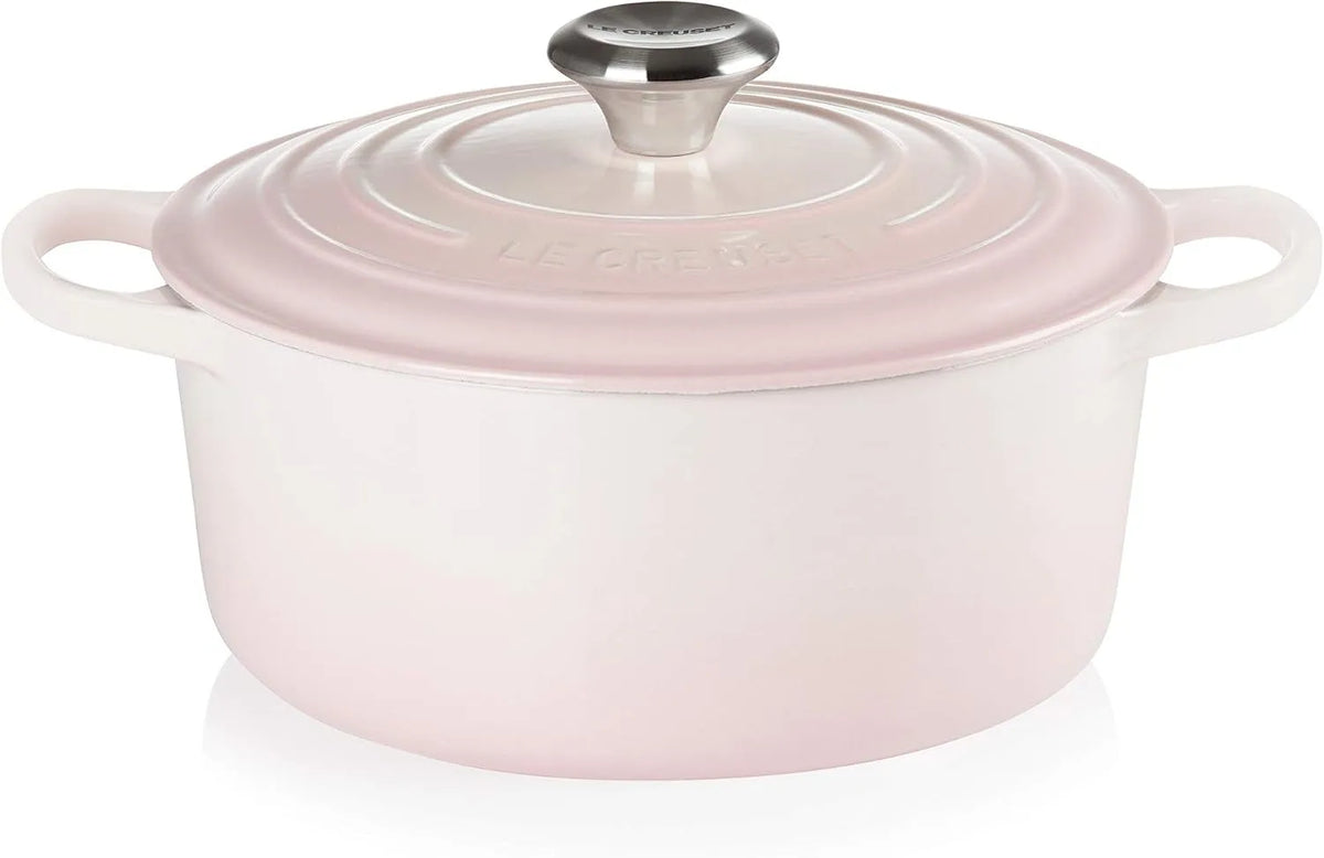 Signature Gusseisen-Bräter mit Deckel 21177247774430 Le Creuset, Ø 24 cm, Volumen: 4,2 l, Gewicht 4,305 kg, Rund, Shell pink