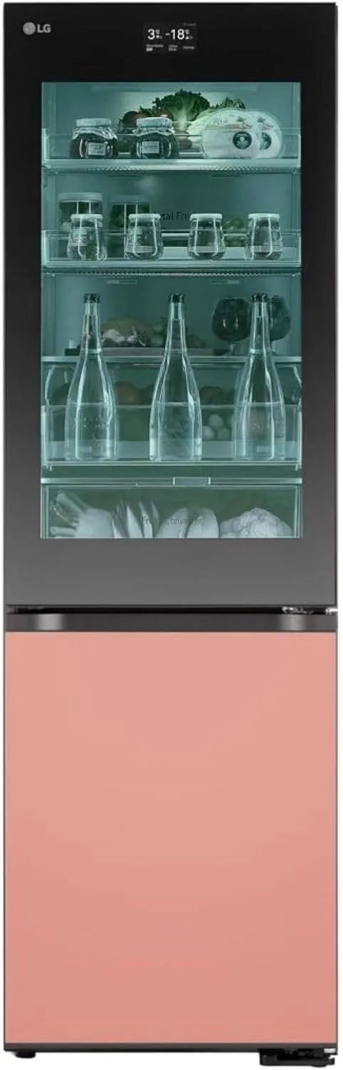 LG Kühl-Gefrierkombination GBG719MDNN, 10 Jahre Kompressor, Fassungsvermögen 352 L, Energieklasse D, MoodUp mit einstellbaren Farbänderungen