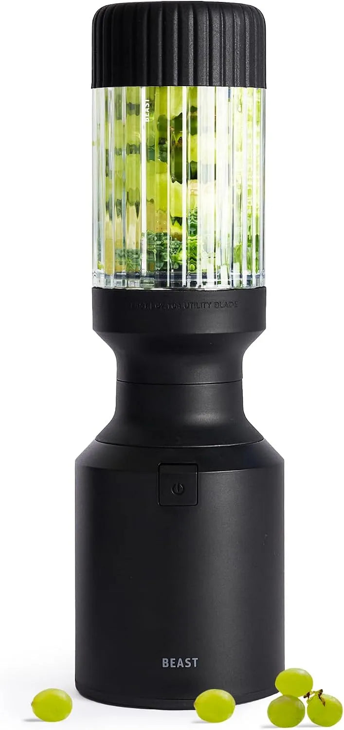 Standmixer, Fassungsvermögen 640 ml, To-go Trink, Mixer für Smoothies, Mini Blender, BEAST Smoothie Maker 850W, und Aufbewahrungsdeckel
