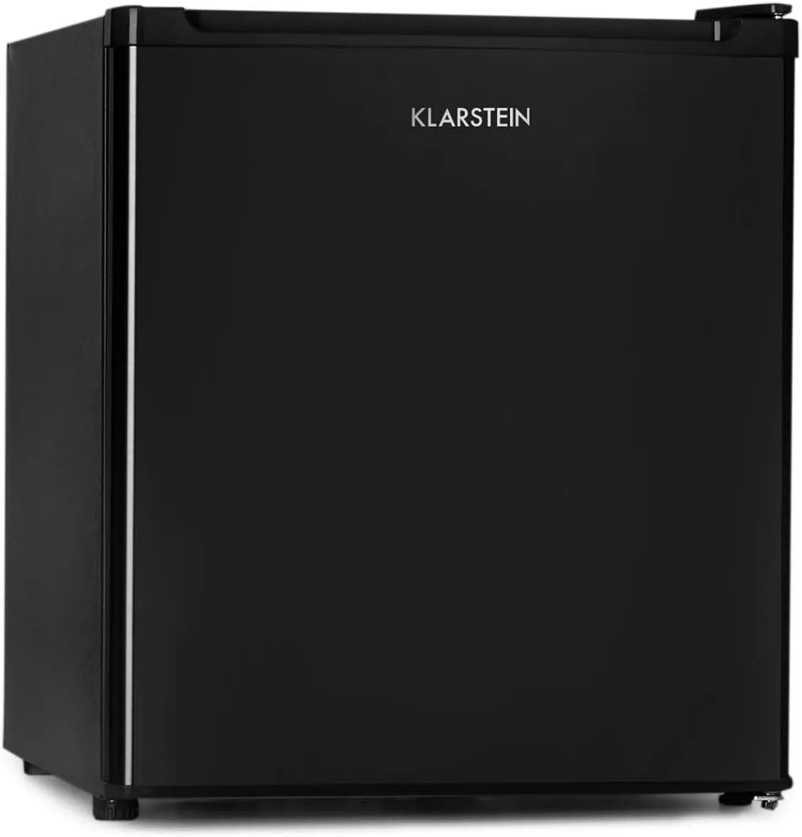 Klarstein Garfield Eco, 41 dB, 4-Sterne, in Schwarz, Mini Gefrierfach Mit 34 L Nutzinhalt, Ca. 44 x 52 x 47 cm, 2 Ebenen, BxHxT