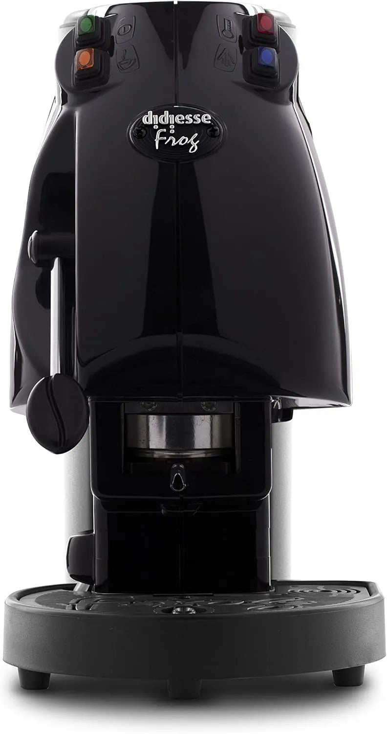 Kaffeemaschine Didiesse Frog Revolution, für Waffeln mit einem Durchmesser von 38/44 mm, Leistung 650 W, 1 Tasse, in Schwarz glänzend
