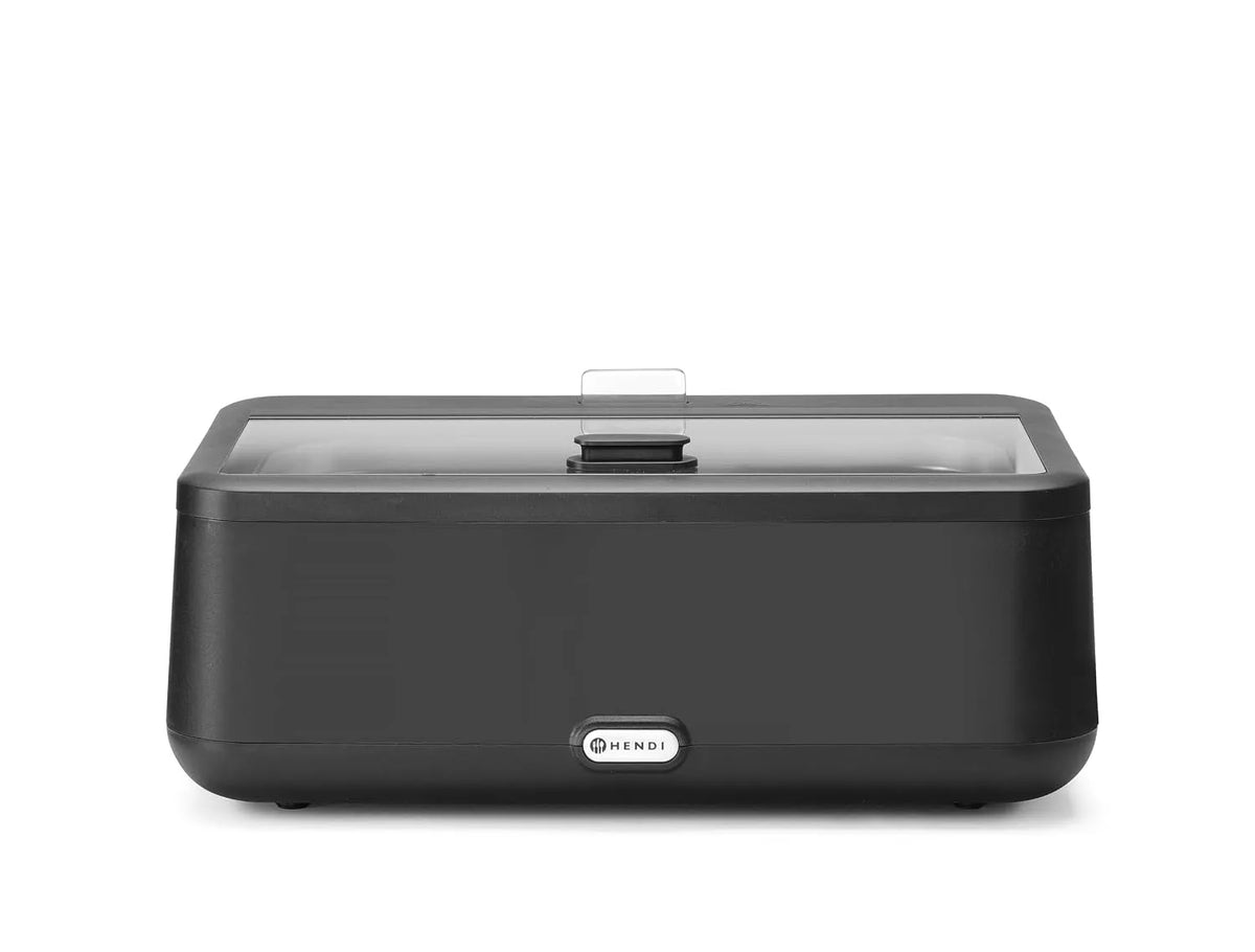 Hendi Modell 220V GN1/1 607x402x, Temperaturbereich: von 35° bis 85°C, Fassungsvermögen 12,5L, Spannung 220V, Leistung 700W, 250mm, Chafing dish, UNIQ
