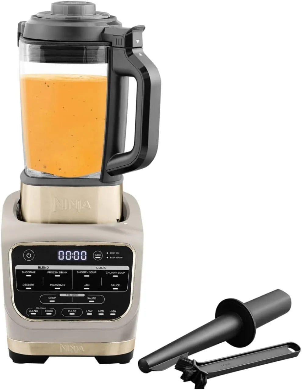Ninja Modell HB150EUSTGD, 10 Auto-iQ-Programme, Fassungsvermögen 1,7L Glaskrug, Leistung 1000W, Foodi Mixer & Suppenbereiter, heißer & kalter Mixer