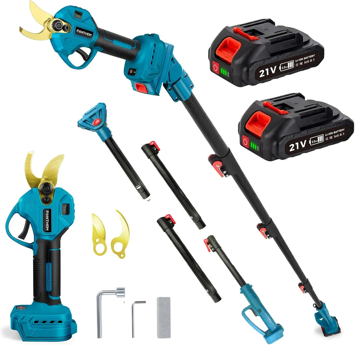 Makita, Motor Elektrisch Schere LCD zum Beschneiden von Bäumen Obstbäumen