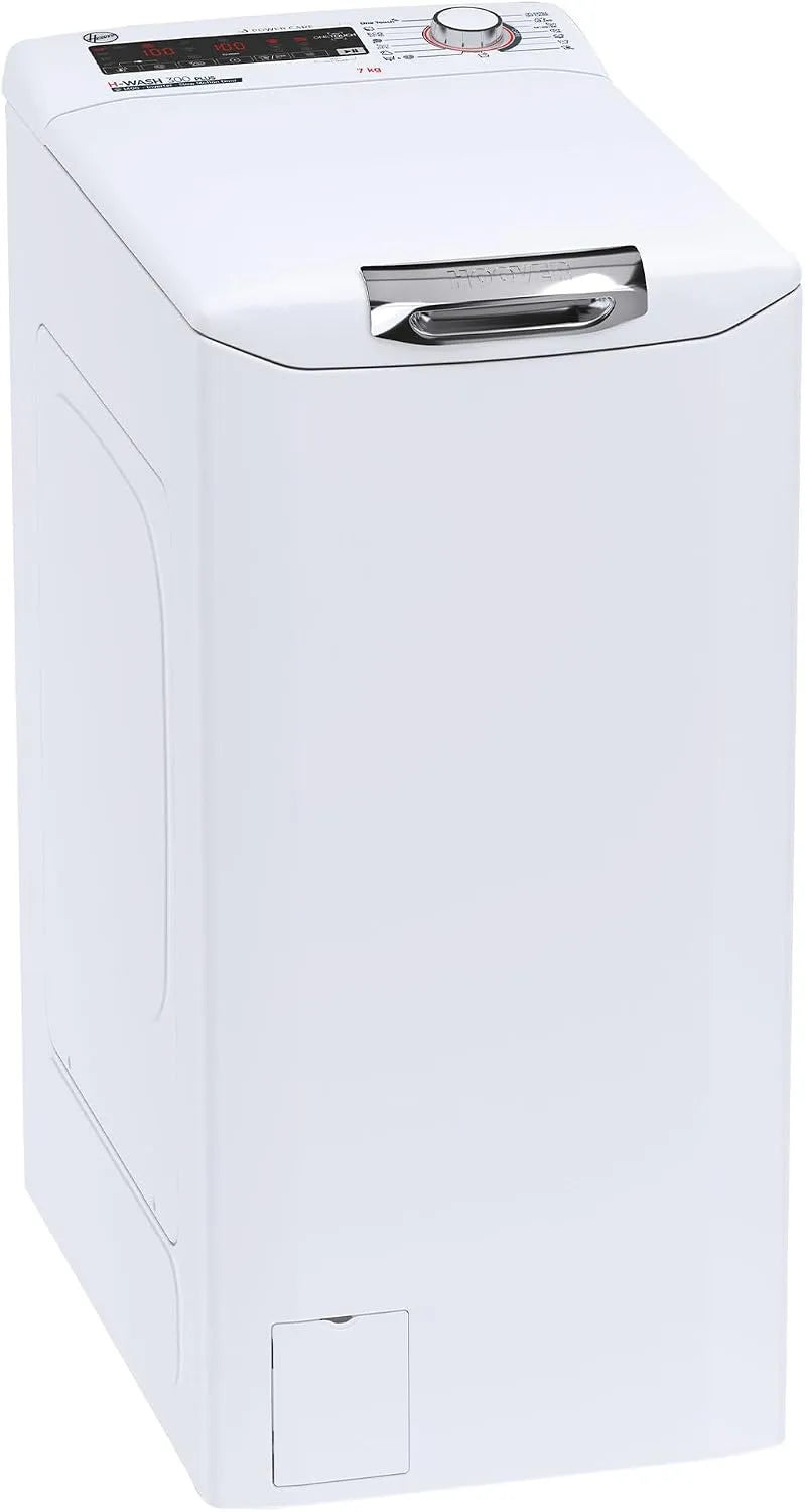 Hoover Waschmaschine H-WASH 300 PRO H3TM47TAMC5/1-S, Gewicht 7 kg, Toplader, Inverter-Motor, Energieeffizienzklasse A, Power Care System