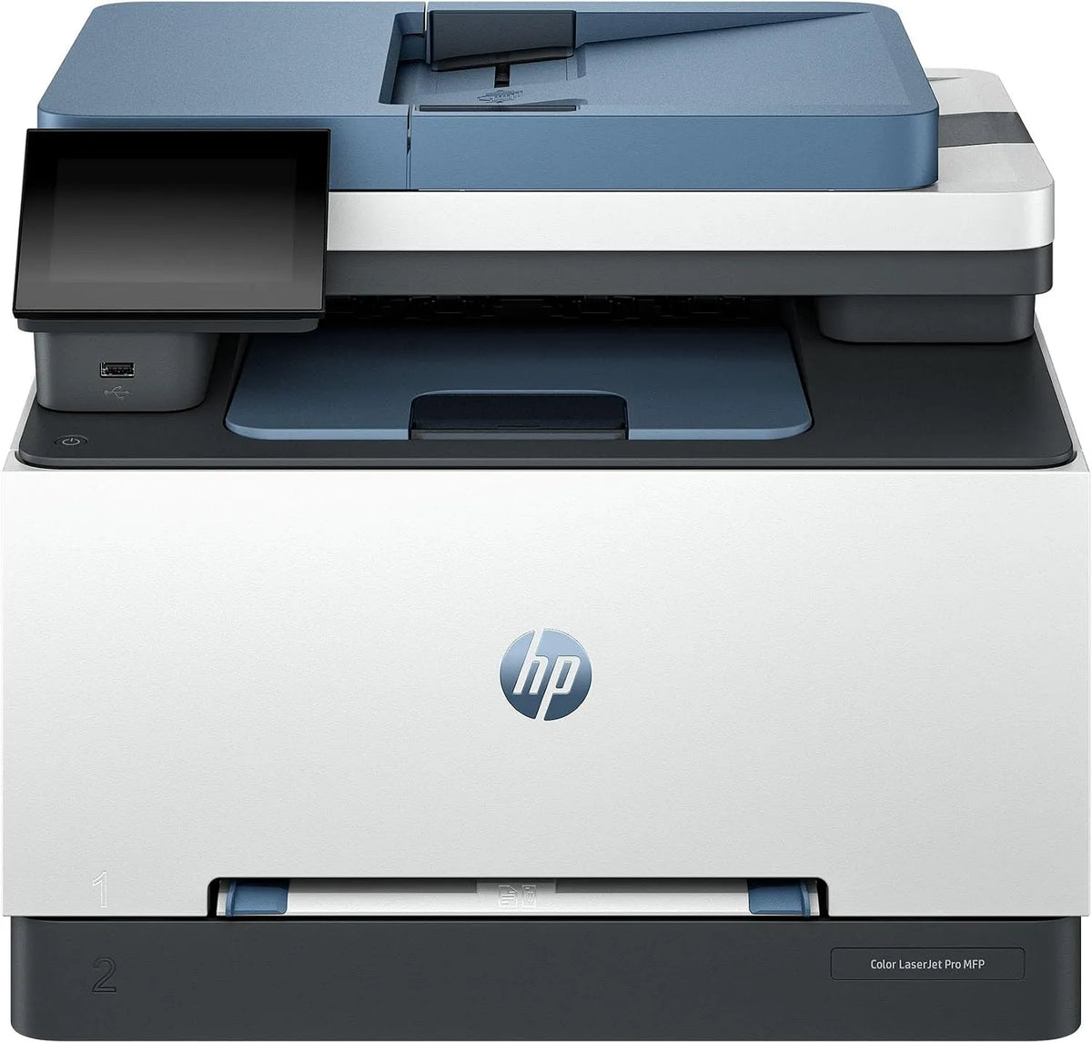 HP Modell 3302fdwg, Wolf Pro Security, Automatischer beidseitiger Druck, Wi-Fi, USB, Color LaserJet Pro MFP Multifunktions-Farblaserdrucker, Fax