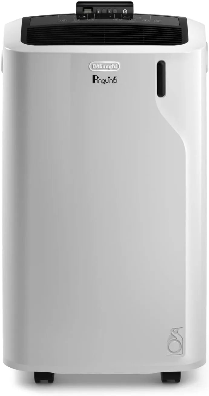 De'Longhi Klimaanlage EM93 24h-Timer, Leistung 2,6 kW, Mobile Inklusive Fensterkit, Pinguino PAC Silent, Entfeuchtungsfunktion, 10.500 BTU, 63 dB