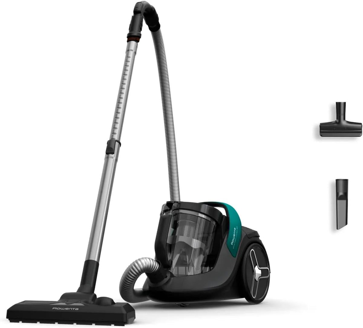 Rowenta Bodenstaubsauger RO7B12, 900 Watt Motor, 2,5 Liter Fassungsvermögen, Öko-Design, Green Force Cyclonic Max ohne Beutel, 73 Dezibel