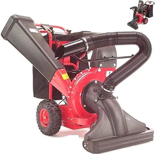 Laubsauger 56132 Apex, Abfallsauger Häcksler Gartenhäcksler Saugschlauch Holzhäcksler AWZ