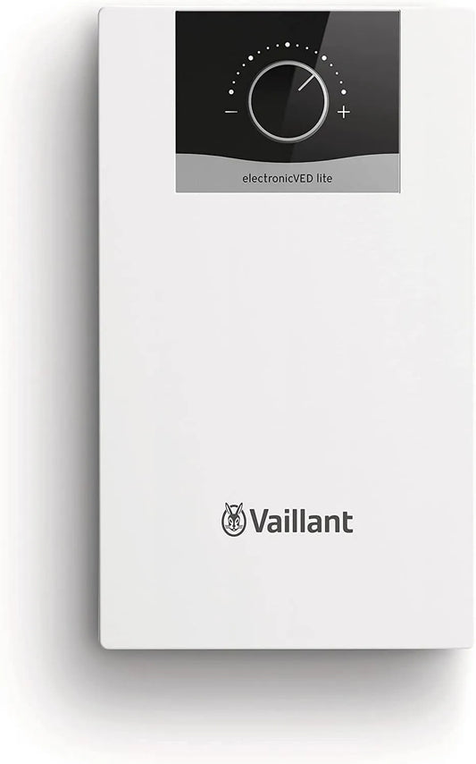 Durchlauferhitzer Modell 11-13kW 0010044426 Vaillant elektronischer, VED lite 11-13/1 L U, Spannung 400V, Energieklasse A, druckfest, Untertischgerät