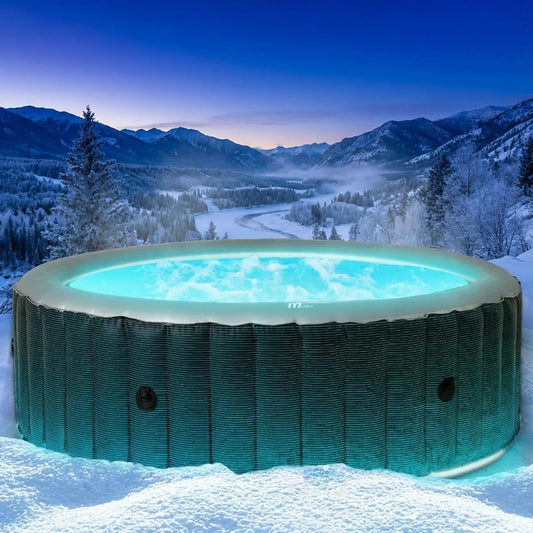 Whirlpool 125-224cm, 4-8 Personen, bis zu 144 Massagedüsen, BRAST aufblasbar MSpa, viele Modelle rund und eckig, In- Outdoor, Starry