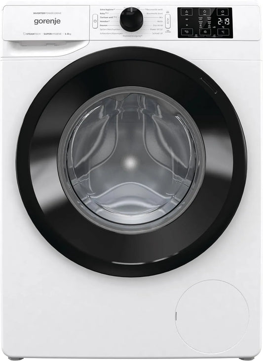 Gorenje Waschmaschine WNEI 84 APS 1400, 16 Betriebsprogramme, Inverter PowerDrive Motor, Edelstahltrommel, EEK A, Gewicht 8 kg, mit Dampffunktion