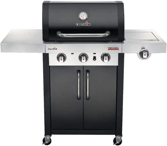 Char-Broil Gasgrill 3400B, 3 Brenner mit Seitenbrenner, Professional, in Schwarz