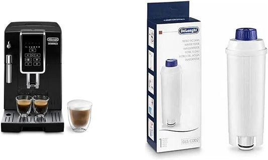 De'Longhi Kaffeevollautomat ECAM 350.15 350.15.B DLSC002, weiß, Dinamica.B mit Milchaufschäumdüse für Cappuccino, Zubehör für Kaffeevollautomaten