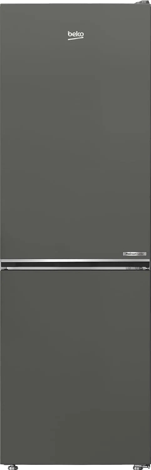 Beko Modell B7RCNE367HG, 186,5 cm hoch, Fassungsvermögen 210 l Kühlen, Fassungsvermögen 106 l Gefrieren, 32 dB, Fassungsvermögen 316 Liter Nutzinhalt
