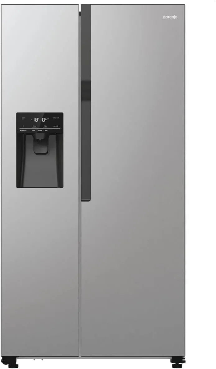Gorenje Modell NRR9ESXL, Side by Side Kühl-Gefrier-Kombination Edelstahl
