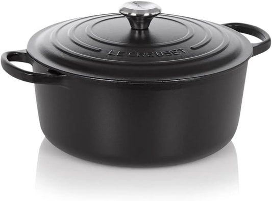 Signature Gusseisen-Bräter mit Deckel 21177280000430 Le Creuset, Ø 28 cm, Volumen: 6,7 l, Gewicht 6,125 kg, Rund, in Schwarz