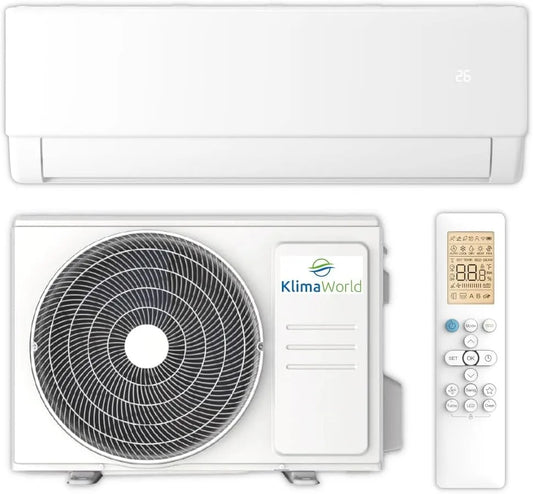 Klimaanlage KlimaWorld Split, Leistung 2,6 kW, Nexa S5 E Inverter 9, Komplett-Set