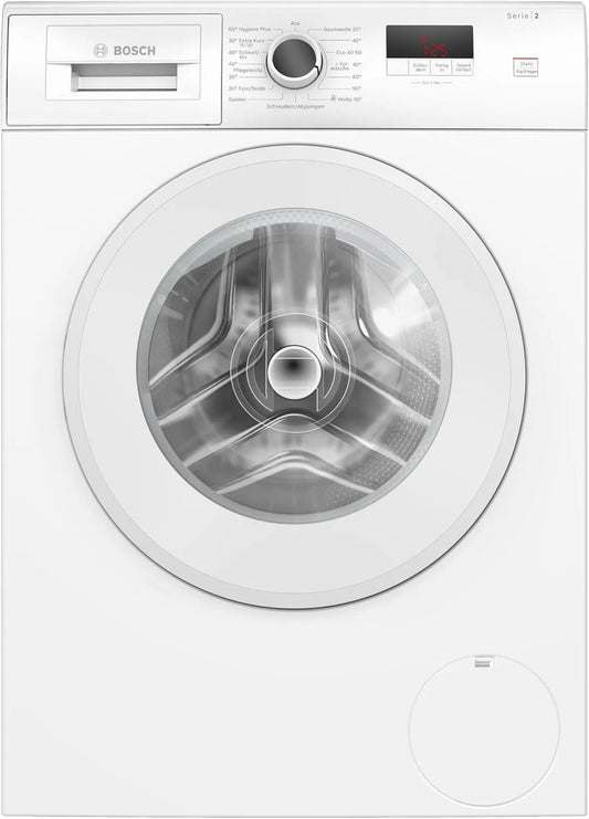 Bosch Waschmaschine WGE02420 1400, Gewicht 7 kg, SpeedPerfect, Nachlegefunktion, AquaStop, Serie 2, Frontbeladung, UpM, besonders hygienisch