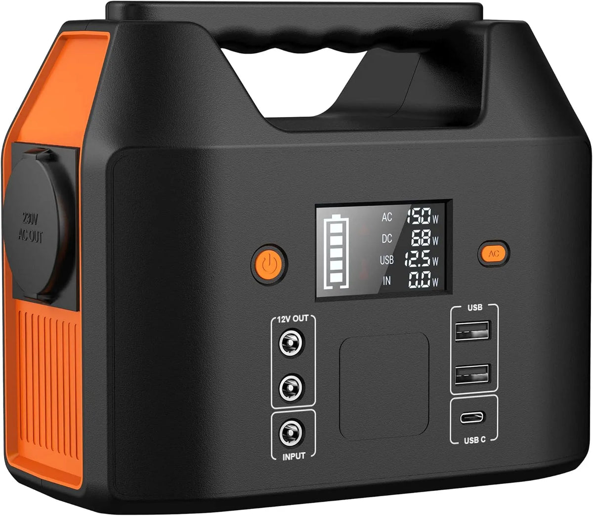 Powerstation 99Wh SinKeu tragbar, USB Ausgabe, Car Lighter Port, Black, für Reise Camping Wohnmobil und als Notstromaggregat