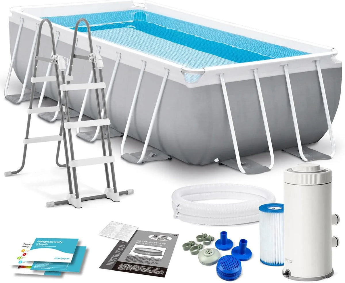Pool, 4M X 2M X 1M Prism Frame Rectangular Set