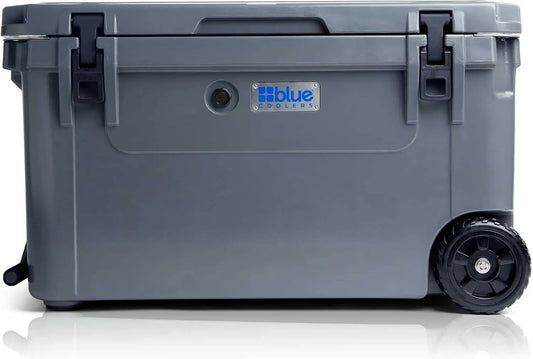 Ark Series 100-110 Quarts Blue Coolers, Große Eistruhe hält Eis bis zu 10 Tage, Roto-Molded Ice Cooler