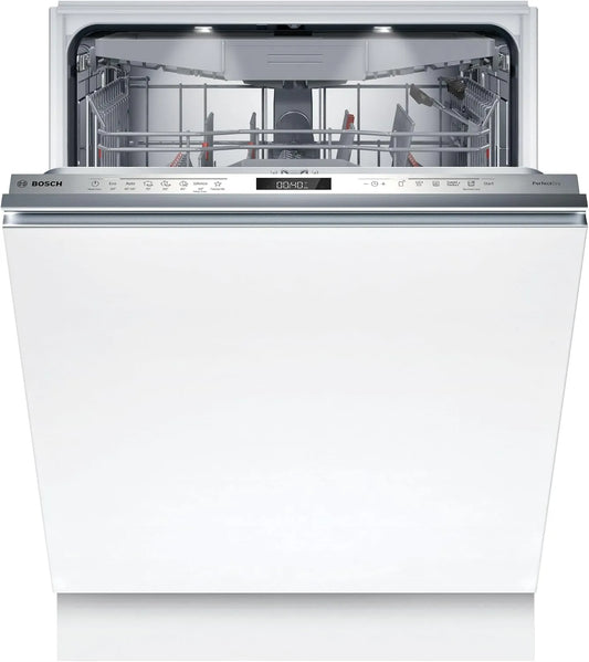 Bosch Geschirrspüler SBV6ZCX25E, XXL Vollintegriert 60 cm, Serie 6, Made in Germany, Max Flex Körbe, Smart Start, ckschublade, Zeolith Trocknung